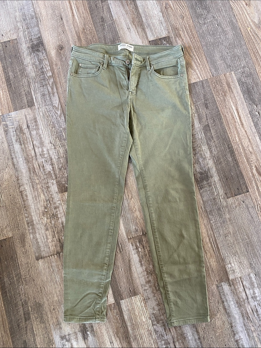 Women’s Skinny Jeans - Olive Green